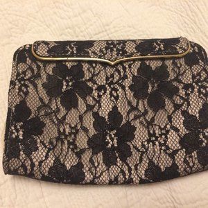 Black Lace Clutch